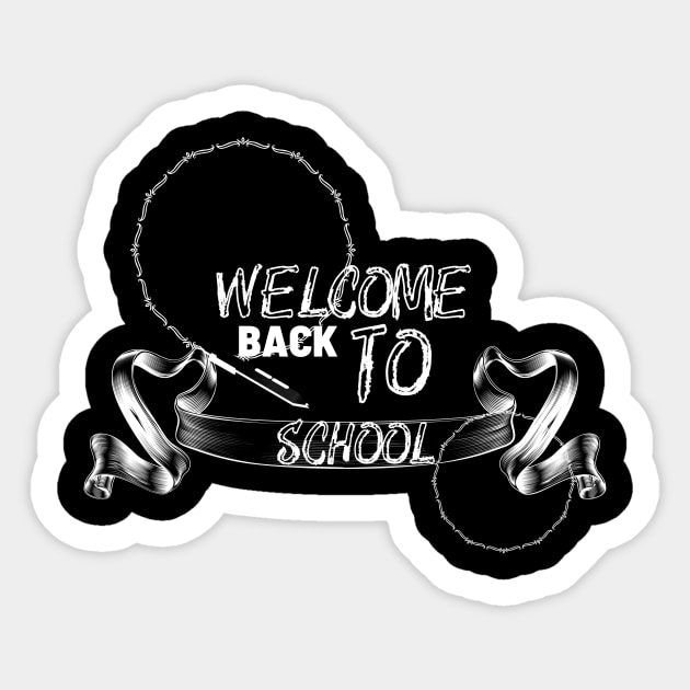 Welcome Back To Sckool Sticker by NICHE&NICHE